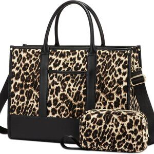 Laptop Tote Bags for Women Canvas Work Bag 15.6 inch Large Professional Teacher